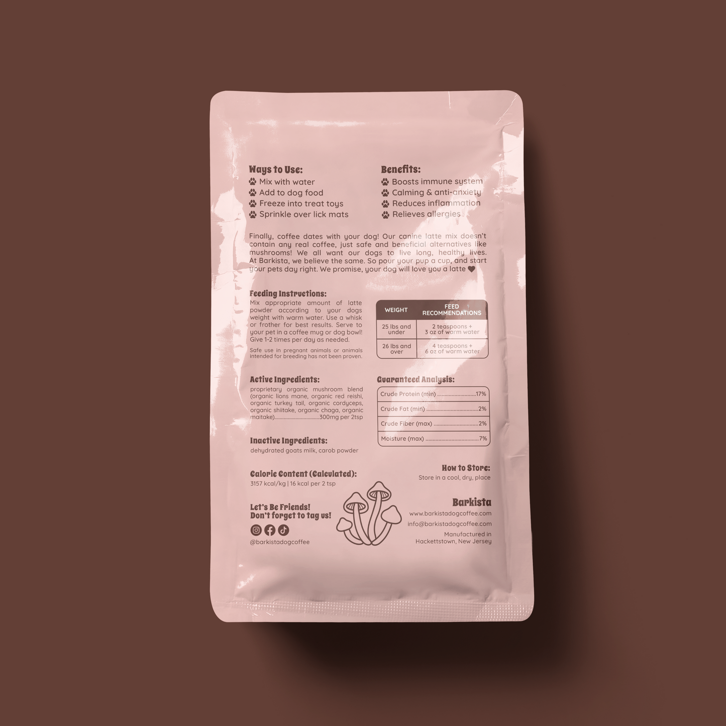 Mocha Latte Instant Dog Coffee