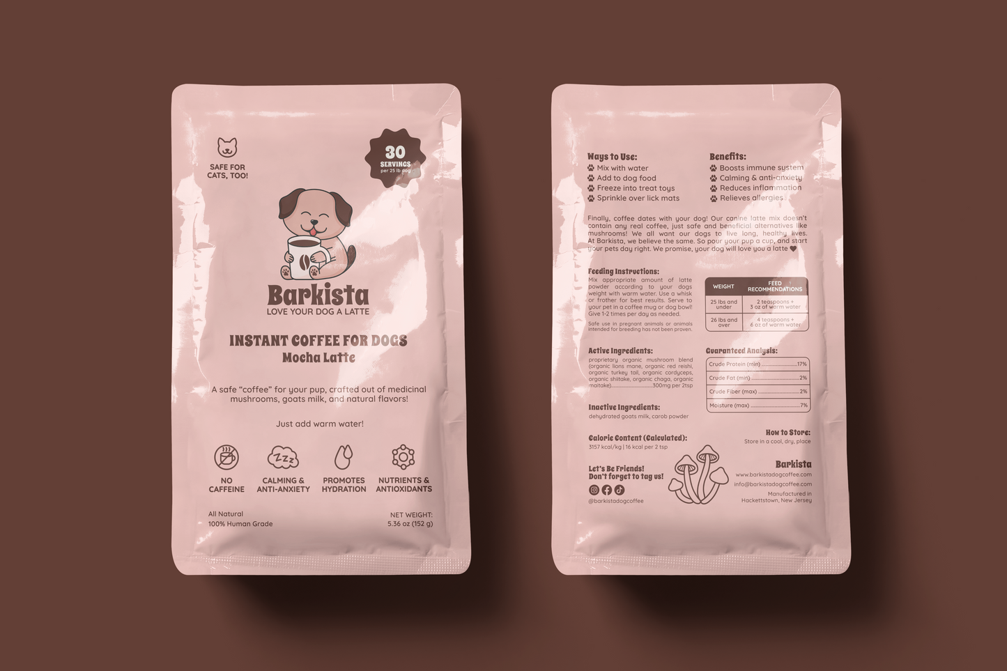 Mocha Latte Instant Dog Coffee