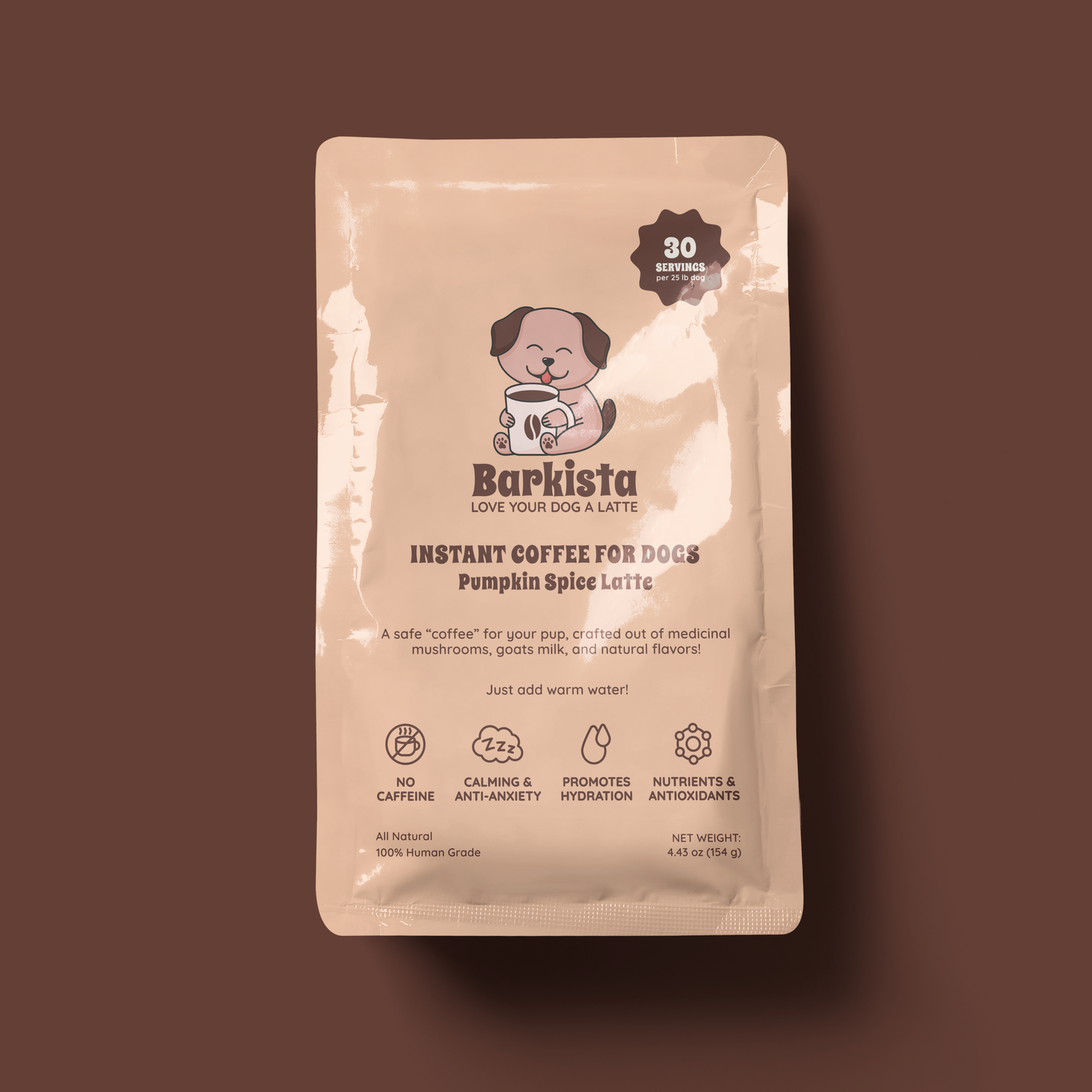 Pumpkin Spice Latte Instant Dog Coffee