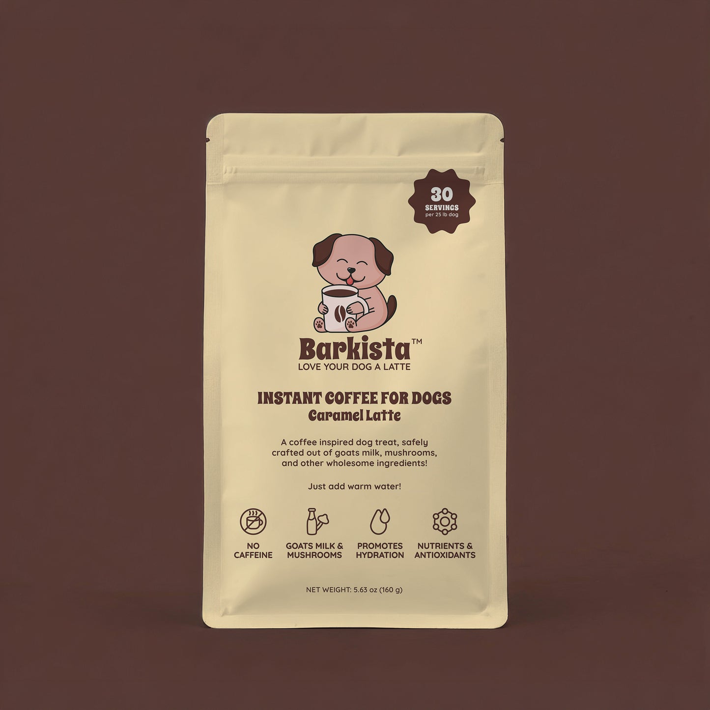 Caramel Latte Instant Dog Coffee