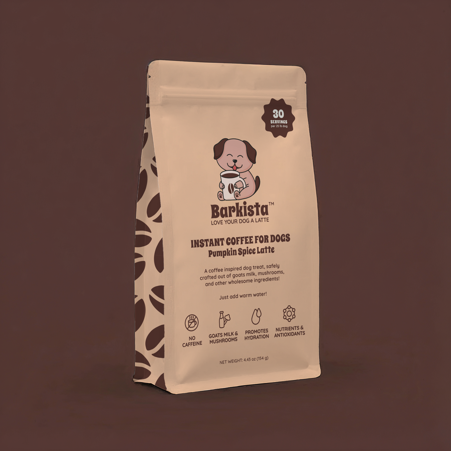 Pumpkin Spice Latte Instant Dog Coffee