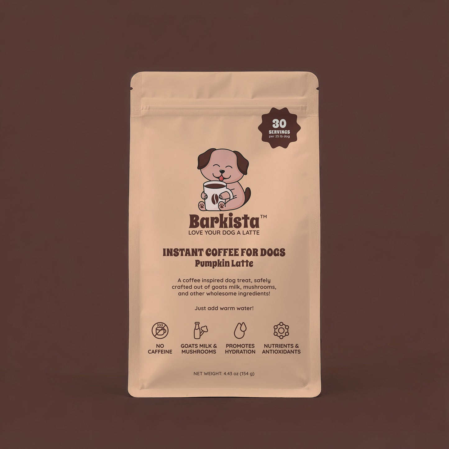 Pumpkin Spice Latte Instant Dog Coffee